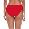 Ocean Blues Women’s Full Coverage Swim Bottom Tie Sides Bikini Bottom(Red.)