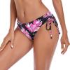 Ocean Blues Women’s Full Coverage Swim Bottom Tie Sides Bikini Bottom(Rose Redbud)