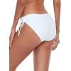 Ocean Blues Women’s Full Coverage Swim Bottom Tie Sides Bikini Bottom(White)