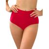 Ocean Blues Women’s High Waisted Bikini Bottom Full Coverage Swimsuit(Red)