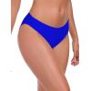 Ocean Blues Women’s Low Waisted Bikini Bottom Full Coverage Swim Bottom(Royal Blue)