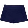 Ocean Blues Women’s Plus Size 3″ High Waisted Board Shorts Tummy Control Swim Bottom Boyleg Tankini Bottom(Navy Blue)