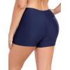 Ocean Blues Women’s Plus Size 3″ High Waisted Board Shorts Tummy Control Swim Bottom Boyleg Tankini Bottom(Navy Blue)