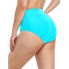 Ocean Blues Women’s Plus Size High Waisted Bikini Bottom Full Coverage Swim Bottom(Sky Blue)