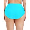 Ocean Blues Women’s Plus Size High Waisted Bikini Bottom Full Coverage Swim Bottom(Sky Blue)
