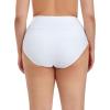 Ocean Blues Women’s Plus Size High Waisted Bikini Bottom Full Coverage Swim Bottom(White)