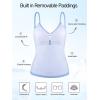 Ocean Blues Women’s Retro Tankini Swimsuit Shirring Tummy Control Tankini Top Only(Sea Blue)