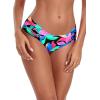 Ocean Blues Women’s Ruched Sides Bikini Bottom Medium Coverage Bikini Bottom(Colorful Leaves)