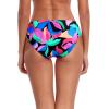 Ocean Blues Women’s Ruched Sides Bikini Bottom Medium Coverage Bikini Bottom(Colorful Leaves)