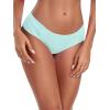 Ocean Blues Women’s Ruched Sides Bikini Bottom Medium Coverage Bikini Bottom(Eggshell Blue)