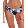 Ocean Blues Women’s Ruched Sides Bikini Bottom Medium Coverage Bikini Bottom(Floral)
