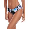 Ocean Blues Women’s Ruched Sides Bikini Bottom Medium Coverage Bikini Bottom(Floral)