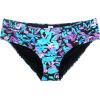Ocean Blues Women’s Ruched Sides Bikini Bottom Medium Coverage Bikini Bottom(Multi Floral)