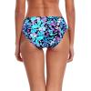 Ocean Blues Women’s Ruched Sides Bikini Bottom Medium Coverage Bikini Bottom(Multi Floral)