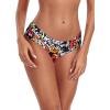 Ocean Blues Women’s Ruched Sides Bikini Bottom Medium Coverage Bikini Bottom(Multi Leopard)