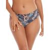 Ocean Blues Women’s Ruched Sides Bikini Bottom Medium Coverage Bikini Bottom(Paisley)