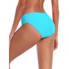 Ocean Blues Women’s Ruched Sides Bikini Bottom Medium Coverage Bikini Bottom(Sky Blue)