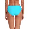 Ocean Blues Women’s Ruched Sides Bikini Bottom Medium Coverage Bikini Bottom(Sky Blue)
