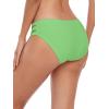 Ocean Blues Women’s Strappy Bikini Bottom Full Coverage Swim Briefs(Avocado Green)