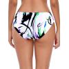 Ocean Blues Women’s Strappy Bikini Bottom Full Coverage Swim Briefs(Floral)