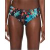 Ocean Blues Women’s Strappy Bikini Bottom Full Coverage Swim Briefs(Leaf Pattern)