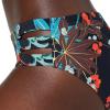 Ocean Blues Women’s Strappy Bikini Bottom Full Coverage Swim Briefs(Leaf Pattern)