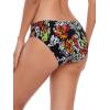 Ocean Blues Women’s Strappy Bikini Bottom Full Coverage Swim Briefs(Multi Leopard)