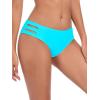 Ocean Blues Women’s Strappy Bikini Bottom Full Coverage Swim Briefs(Sky Blue)
