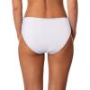 Ocean Blues Women’s Strappy Bikini Bottom Full Coverage Swim Briefs(White)