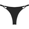 Ocean Blues Women’s Thong Bikini Bottom(Black)