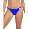 Ocean Blues Women’s Thong Bikini Bottom(Royal Blue)