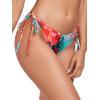 Ocean Blues Women’s Triangle Bikini Bottom(Blue Floral)