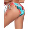 Ocean Blues Women’s Triangle Bikini Bottom(Blue Floral)