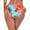 Ocean Blues Women’s Triangle Bikini Bottom(Blue Floral)
