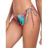 Ocean Blues Women’s Triangle Bikini Bottom(Blue Floral)