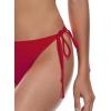 Ocean Blues Women’s Triangle Bikini Bottom(Dark Red)