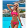 Ocean Blues Women’s Triangle Bikini Bottom(Hot Pink)