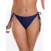 Ocean Blues Women’s Triangle Bikini Bottom(Navy Blue)