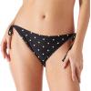 Ocean Blues Women’s Triangle Bikini Bottom(White & Black Dot)