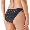 Ocean Blues Women’s Triangle Bikini Bottom(White & Black Dot)