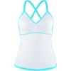 Ocean Blues Women’s Vneck Tankini Top Only Ruched Tummy Control Bathing Siut Top No Bottom(Sky Blue)