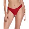 Ocean Blues Women’s Cheeky Brazilian Cut Bikini Bottom(Red)