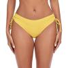 Ocean Blues Women’s Full Coverage Swim Bottom Tie Sides Bikini Bottom(Lemon Yellow)