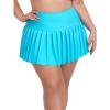 Ocean Blues Women’s Full Coverage Swim Skirt High-Waisted Swimsuit Bottom with Built-in Briefs(Sky Blue)