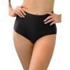 Ocean Blues Women’s High Waisted Bikini Bottom Full Coverage Swimsuit(Black)