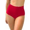 Ocean Blues Women’s High Waisted Bikini Bottom Full Coverage Swimsuit(Red)