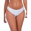 Ocean Blues Women’s Low Waisted Bikini Bottom Full Coverage Swim Bottom(White)
