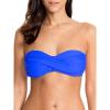 Ocean Blues Women’s Strapless Swimsuits for Women Bandeau Bikini Top Tie Back Halter Bathing Suit Top(Royal Blue)