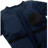 Ocean Blues Women’s Long Sleeve One Piece Bathing Suit Athletic Boyleg One Piece Swimsuit UPF 50+ Sun Protection Rash Guard(Navy Blue)