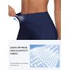 Ocean Blues Women’s 7″ Board Shorts with Liner Quick Dry High Waisted Swim Shorts(Navy Blue)